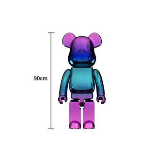 Electroplating Multicolour Bearbrick Statue Large-Ornaments Statues Figurines