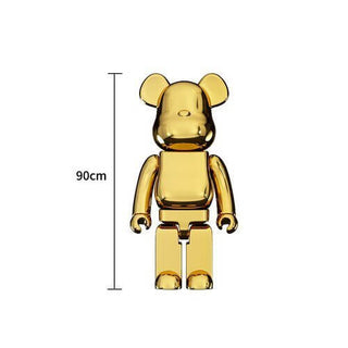 Electroplating Multicolour Bearbrick Statue Large-Ornaments Statues Figurines