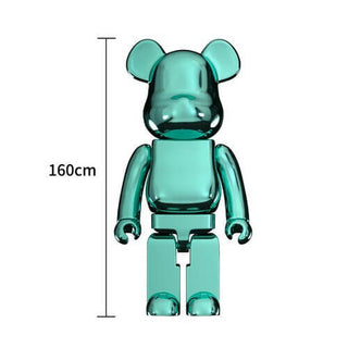 Electroplating Multicolour Bearbrick Statue Large-Ornaments Statues Figurines