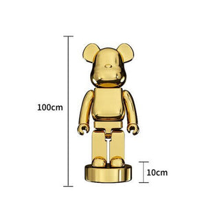 Electroplating Multicolour Bearbrick Statue Large-Ornaments Statues Figurines