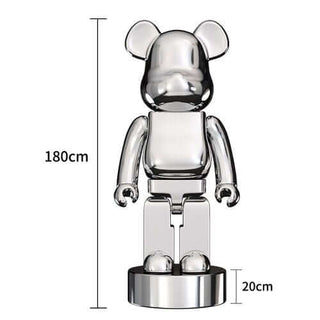 Electroplating Multicolour Bearbrick Statue Large-Ornaments Statues Figurines