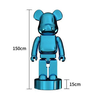 Electroplating Multicolour Bearbrick Statue Large-Ornaments Statues Figurines