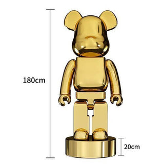 Electroplating Multicolour Bearbrick Statue Large-Ornaments Statues Figurines