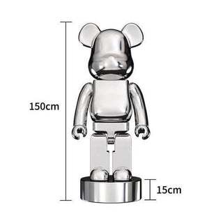 Electroplating Multicolour Bearbrick Statue Large-Ornaments Statues Figurines
