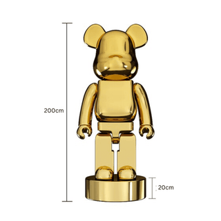 Electroplating Multicolour Bearbrick Statue Large-Ornaments Statues Figurines