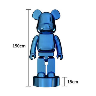 Electroplating Multicolour Bearbrick Statue Large-Ornaments Statues Figurines