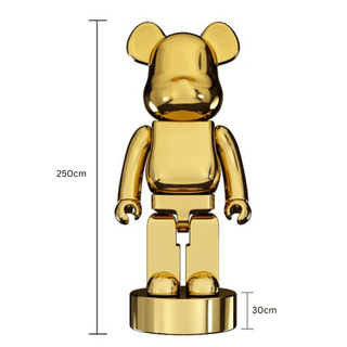 Electroplating Multicolour Bearbrick Statue Large-Ornaments Statues Figurines
