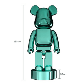 Electroplating Multicolour Bearbrick Statue Large-Ornaments Statues Figurines