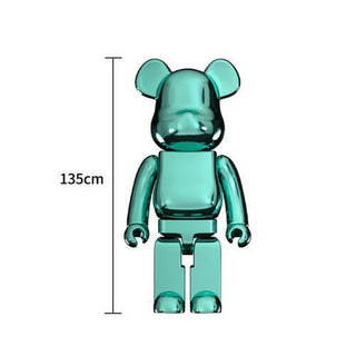 Electroplating Multicolour Bearbrick Statue Large-Ornaments Statues Figurines