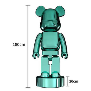 Electroplating Multicolour Bearbrick Statue Large-Ornaments Statues Figurines