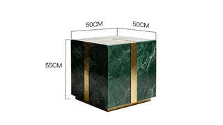Floating Marble Coffee Table – Italian Minimalist Gold Inlay Natural Stone-GraffitiWallArts