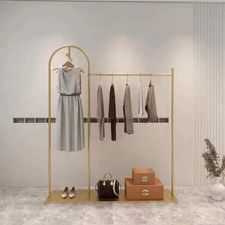 Floor Standing Metal Coat Rack Organiser-GraffitiWallArts