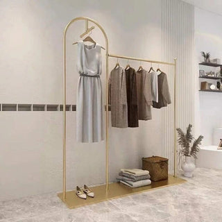 Floor Standing Metal Coat Rack Organiser-GraffitiWallArts