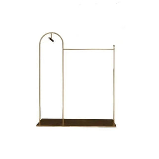 Floor Standing Metal Coat Rack Organiser-GraffitiWallArts