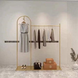 Floor Standing Metal Coat Rack Organiser-GraffitiWallArts