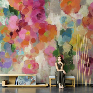 Flower Wallpaper: Transform Your Space with Floral Designs-GraffitiWallArts