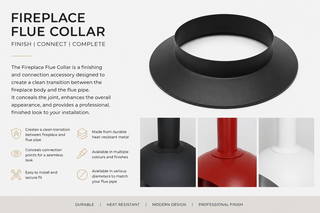 Fireplace Flue Collar for Hanging Fireplaces