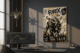Cuadro mural en lienzo Forex Empire Toro de trading
