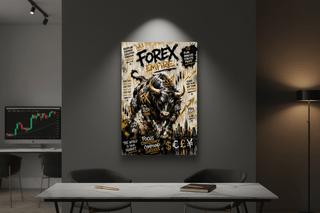 Forex Empire Bull Trading Canvas Wall Art