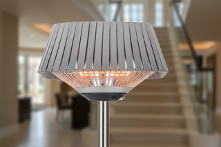 Freestanding Infrared Patio Heater with Louvred Shade