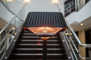 Freestanding Infrared Patio Heater with Louvred Shade