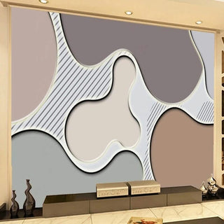 Geometric Shapes Wallpaper for Home Wall Decor-Geometric Shapes Wallpaper