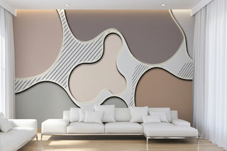 Geometric Shapes Wallpaper for Home Wall Decor-Geometric Shapes Wallpaper