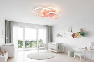 Girls Love Hearts Ceiling Light | Kids Room Decor Lights-Kids Room Lights
