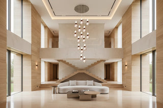 Gold Crystal Gourd Spiral Staircase Chandelier – 4-Mode Smart Control, LED Included, 3 to 60 Heads-GraffitiWallArts