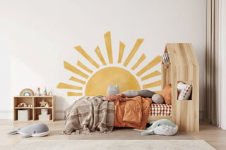 Half Sun Wall Stickers for Kids Rooms-GraffitiWallArts