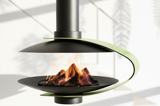 HighArch Hanging Fireplace - Wood, Ethanol & Electric - 60–100cm-GraffitiWallArts