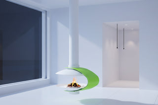 HighArch Hanging Fireplace - Wood, Ethanol & Electric - 60–100cm-GraffitiWallArts