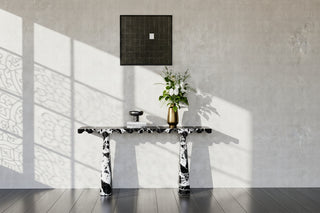 Italian Luxury Natural Marble Console Table 