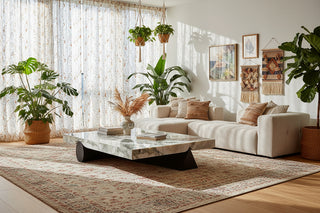 Italian Minimalist Marble Coffee Table
