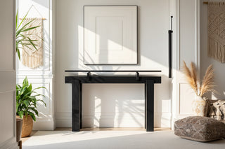Italian Minimalist Solid Wood Console Table