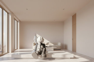 KAWS Companion Resting place Gray Statue-Ornaments Statues Figurines