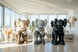 KAWS Hug Together Vinyl Figure Black-Ornaments Statues Figurines