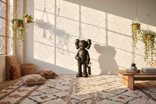 KAWS Share Black Statue | Large Sculpture for Home Decor-GraffitiWallArts