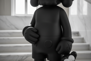KAWS Share Black Statue | Large Sculpture for Home Decor-GraffitiWallArts