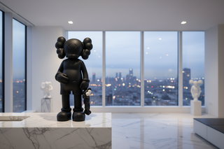 KAWS Share Black Statue Sculpture-Ornaments Statues Figurines