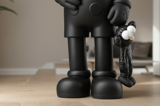 KAWS Share Black Statue | Large Sculpture for Home Decor