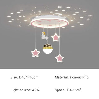 Kids Astronaut Chandeliers Light | Kids Room Decor Lights-Kids Room Lights