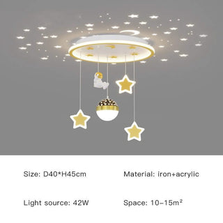 Kids Astronaut Chandeliers Light | Kids Room Decor Lights-Kids Room Lights