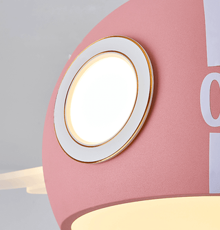 Kids Room Helicopter Ceiling Fan with Light – Art Deco Style-GraffitiWallArts