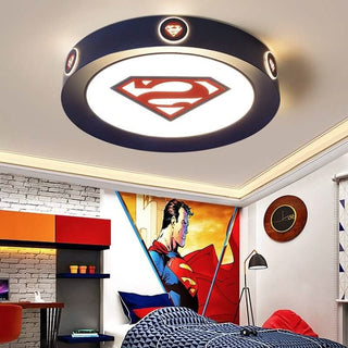 Kids Superman / Captain America Ceiling Light | Kids Room Decor Lights-GraffitiWallArts