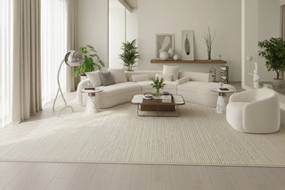 Linear Lines 3D Diatom Silk Rugs for Living Room-Rugs