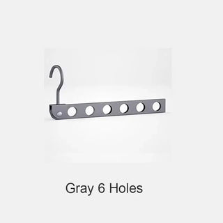 Magic Space-Saving Clothes Hanger – Multi-Hook Rotatable Aluminium Organiser (1 or 2 Hooks, Gray & Gold)-GraffitiWallArts