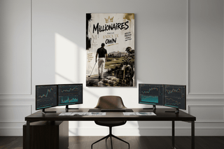 Millionaires Focus Execute Own Luxury Golf Canvas Wall Art