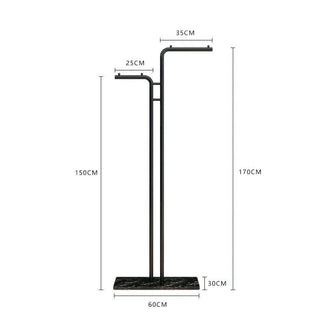 Minimalistic Rod Clothes Coat Hanging Rail Rack-GraffitiWallArts