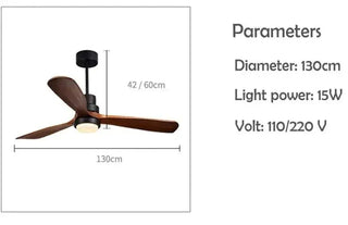 Modern Ceiling Fan with Light and Remote – 42-Inch-Ceiling Fans